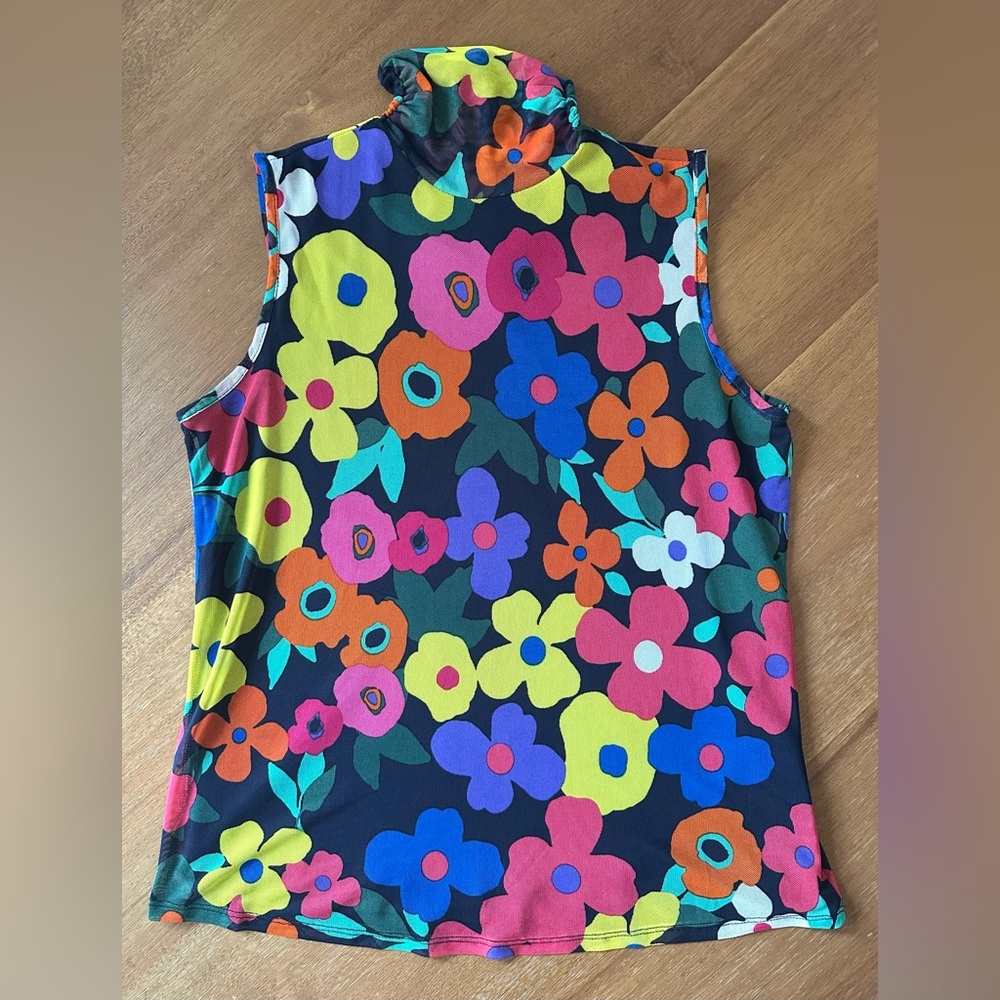 Joie Flower Power High Neck Going Out Top